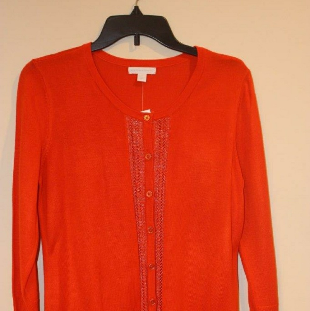 Brand New Orange NY&CO Cardigan Sweater